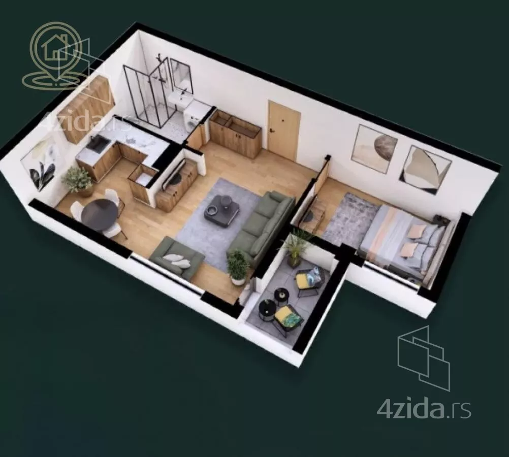 Dvosoban stan | 4zida