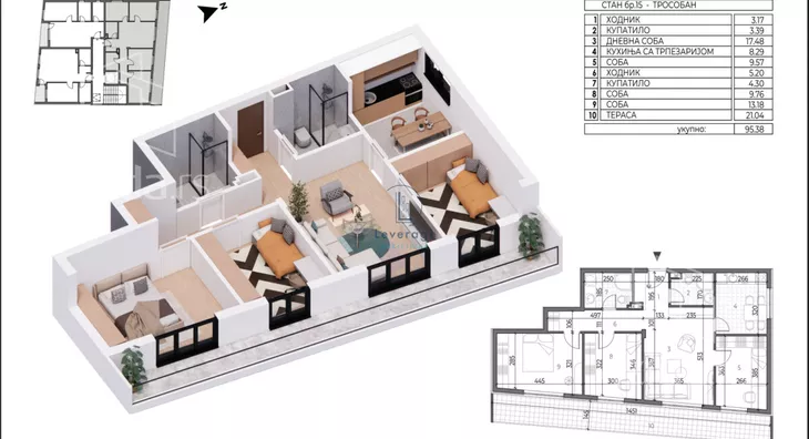 Troiposoban stan | 4zida