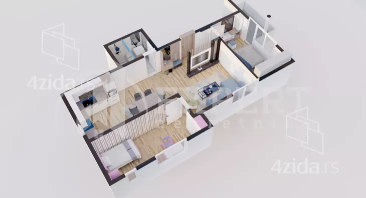 Dvoiposoban stan | 4zida