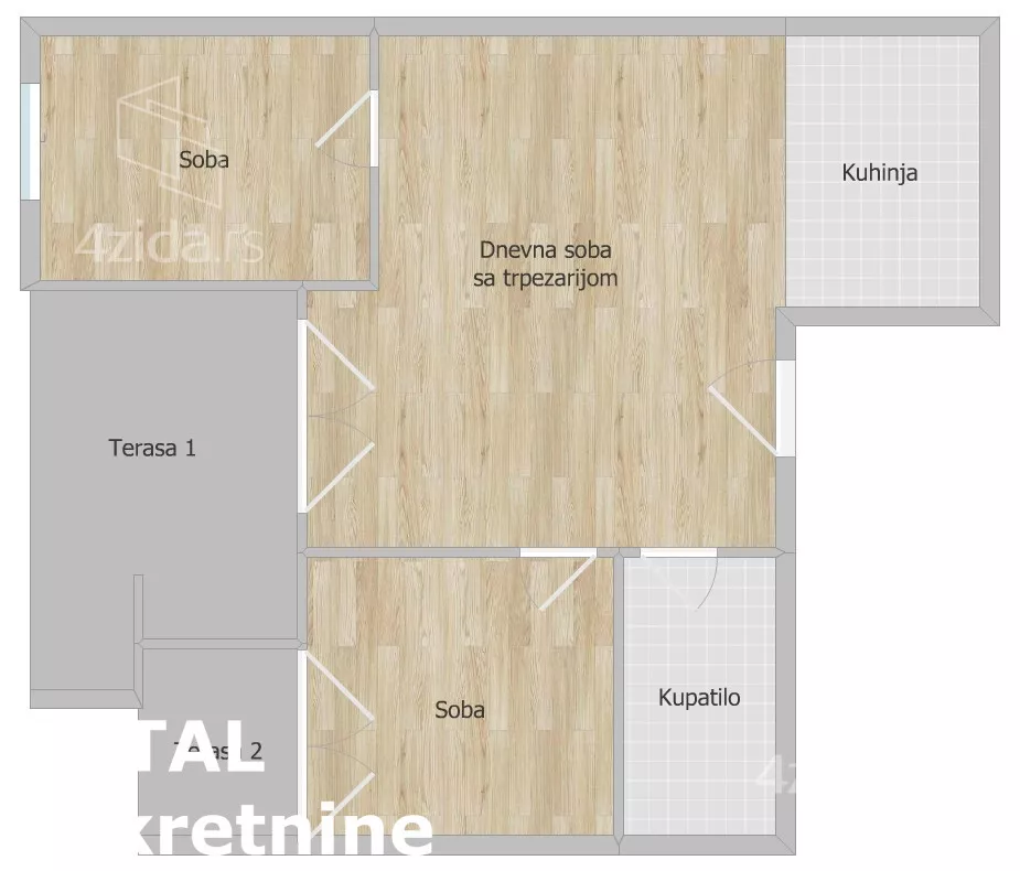 Trosoban stan | 4zida