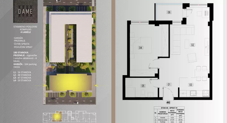 Dvosoban stan | 4zida