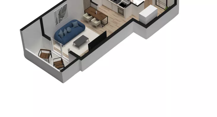 Jednosoban stan | 4zida