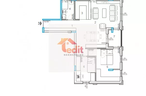 Trosoban stan | 4zida