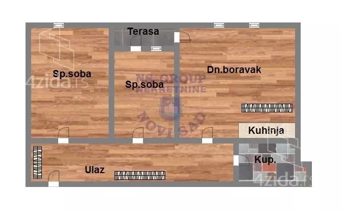 Trosoban stan | 4zida