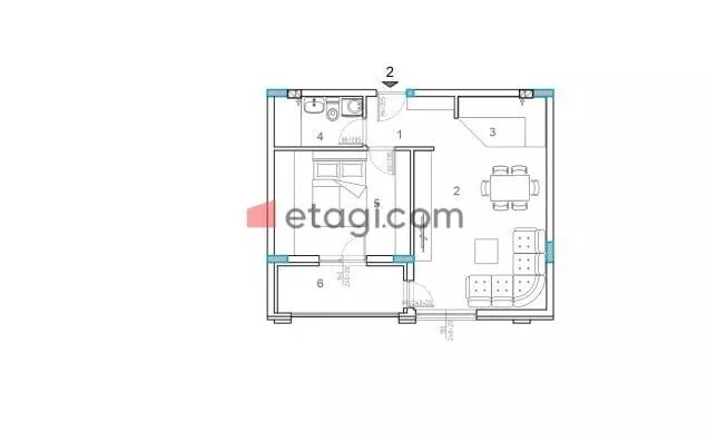 Jednoiposoban stan | 4zida