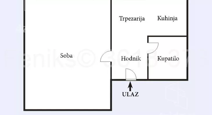 Jednosoban stan | 4zida