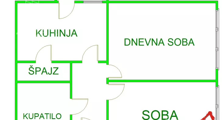 Dvosoban stan | 4zida