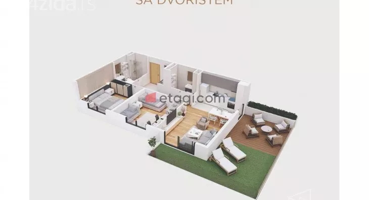 Trosoban stan | 4zida