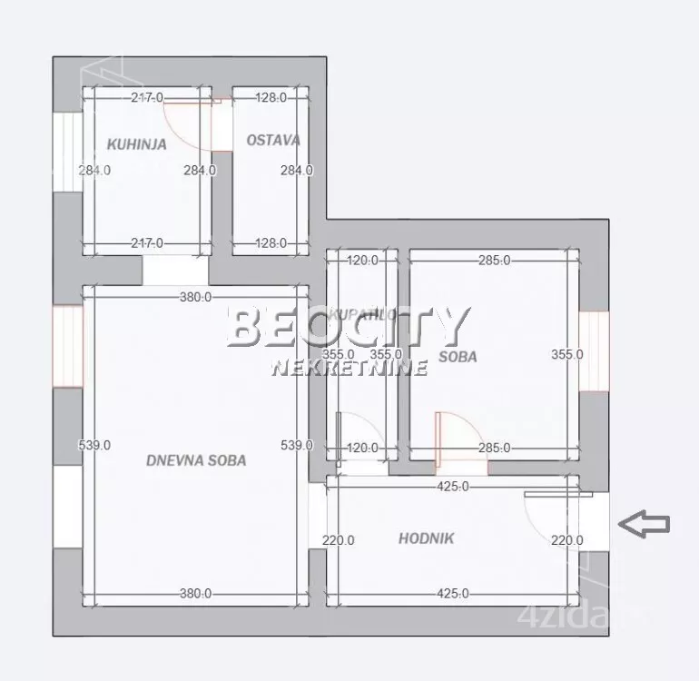 Dvosoban stan | 4zida