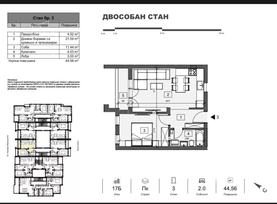 Dvosoban stan | 4zida