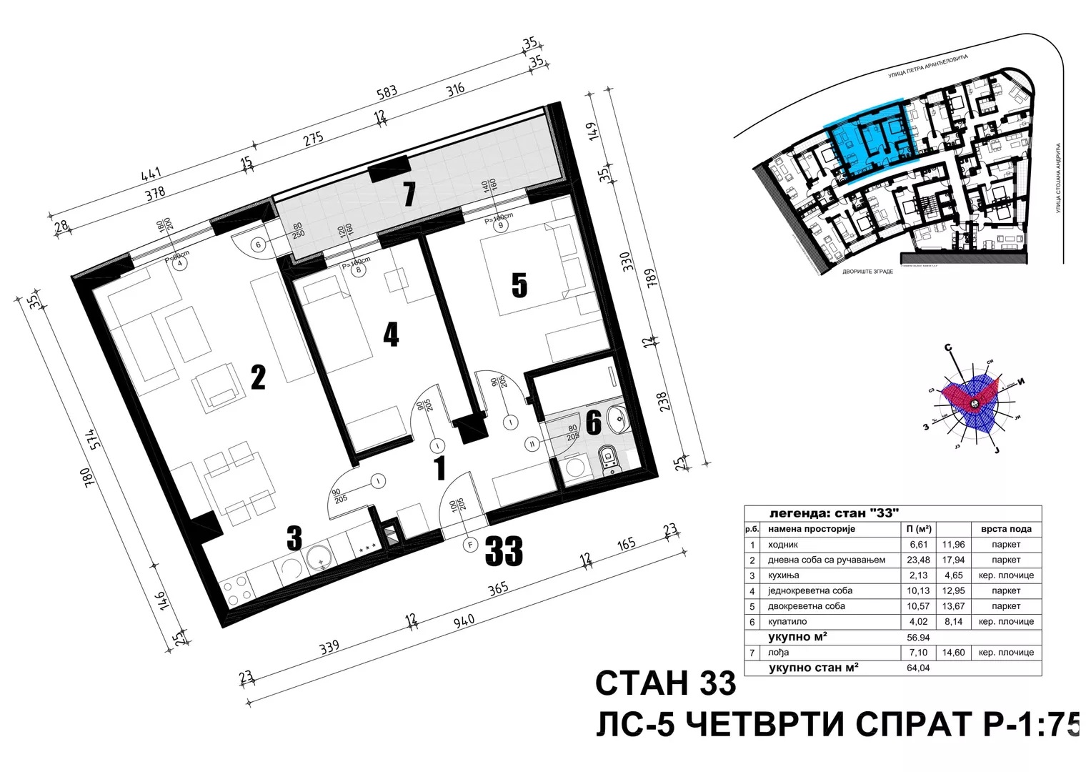 Dvoiposoban stan | 4zida