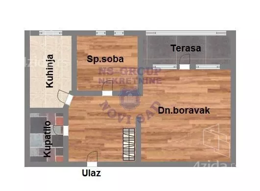Jednoiposoban stan | 4zida