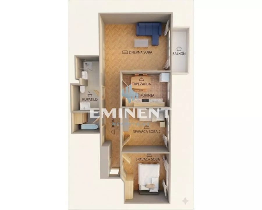 Trosoban stan | 4zida