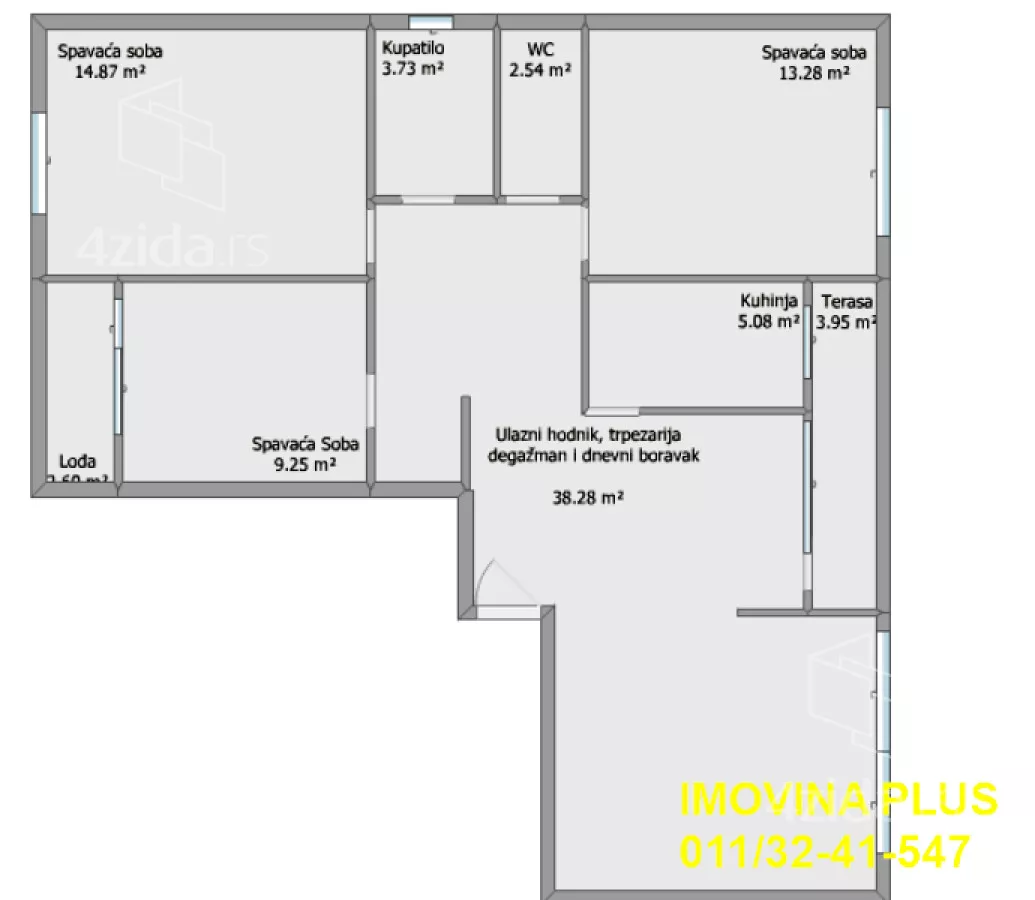 Troiposoban stan | 4zida