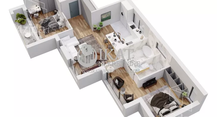 Trosoban stan | 4zida