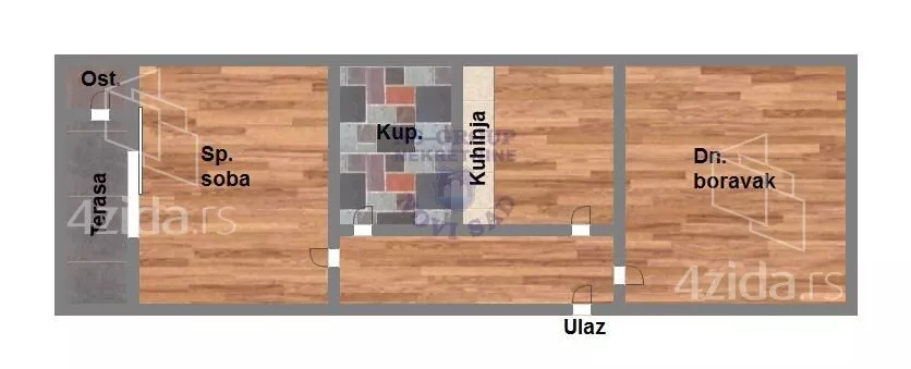 Dvosoban stan | 4zida