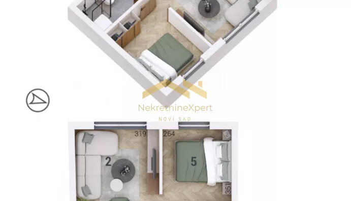 Jednoiposoban stan | 4zida