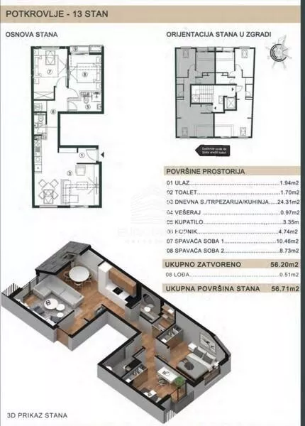Dvoiposoban stan | 4zida