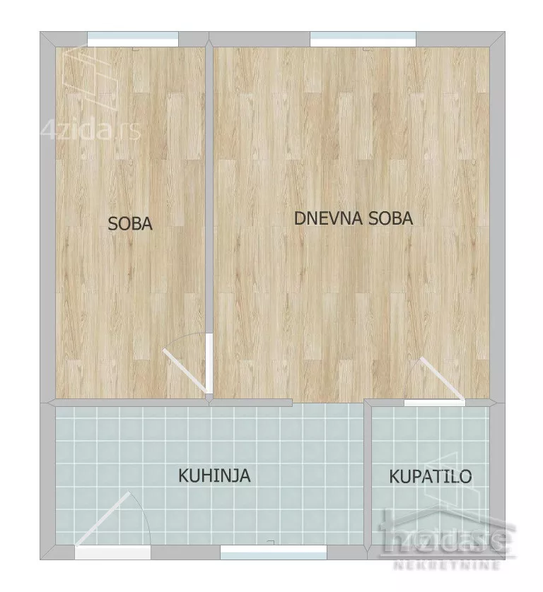 Jednoiposoban stan | 4zida