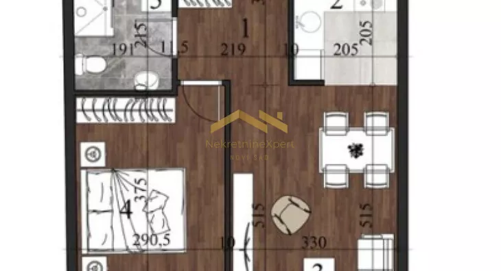 Dvosoban stan | 4zida