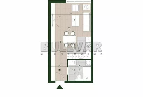 Jednosoban stan | 4zida