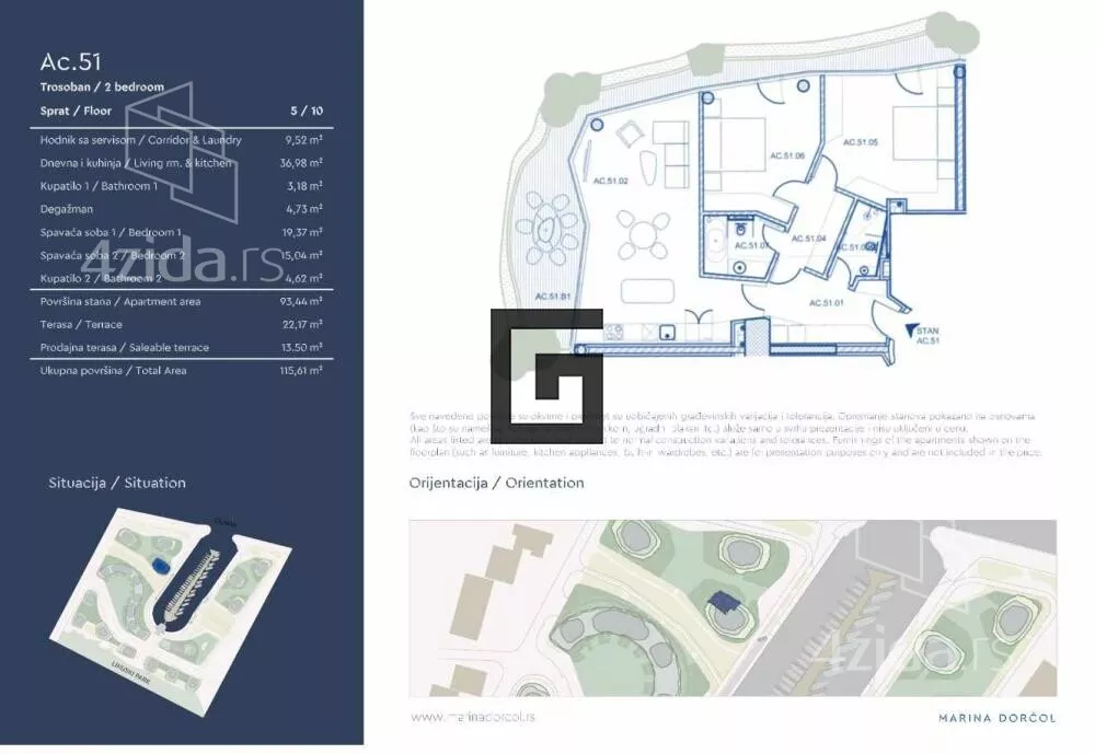 Trosoban stan | 4zida