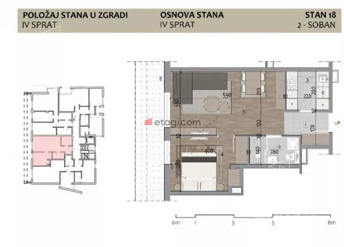 Dvosoban stan | 4zida