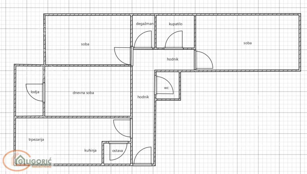 Trosoban stan | 4zida
