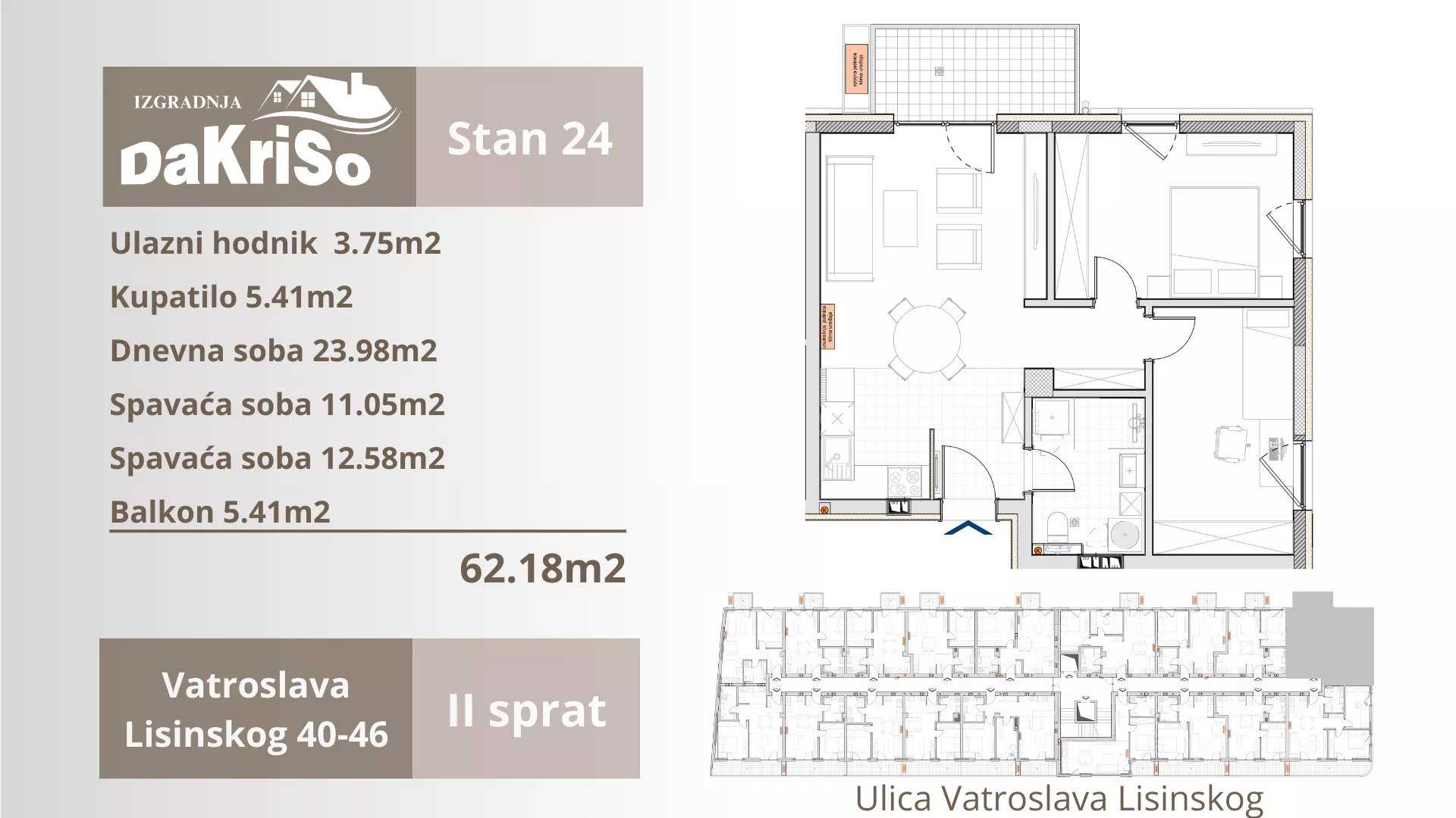 Trosoban stan | 4zida