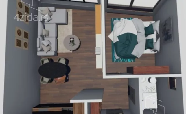 Jednoiposoban stan | 4zida