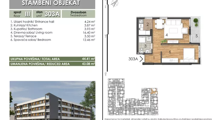 Dvosoban stan | 4zida