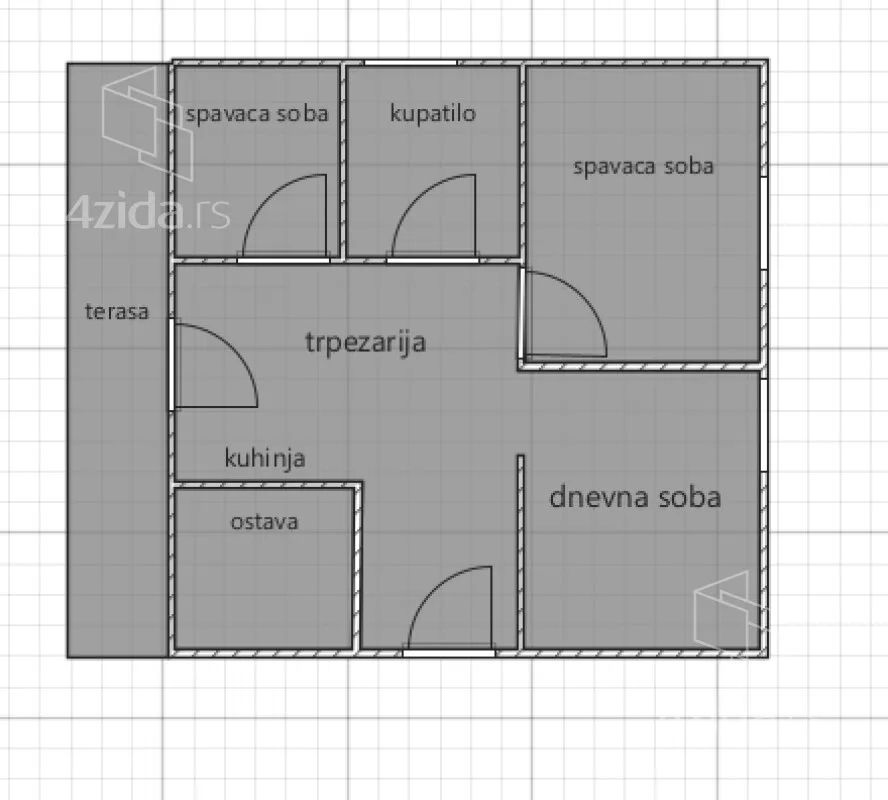 Trosoban stan | 4zida