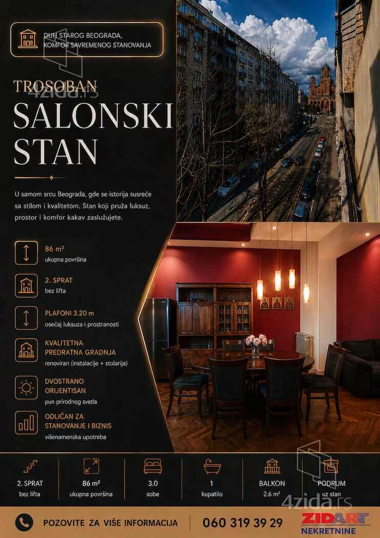 Trosoban stan | 4zida
