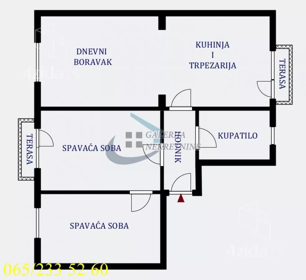 Trosoban stan | 4zida