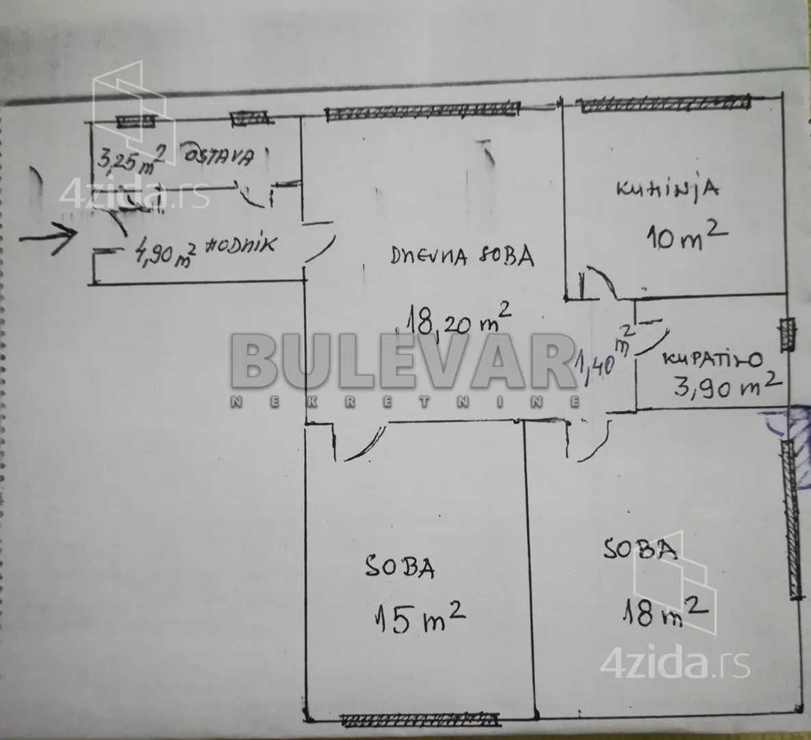 Trosoban stan | 4zida