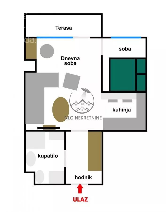 Jednoiposoban stan | 4zida