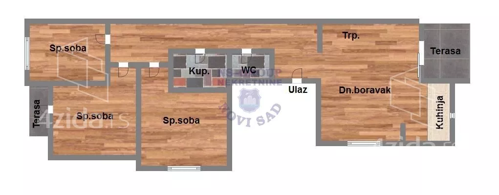 Troiposoban stan | 4zida