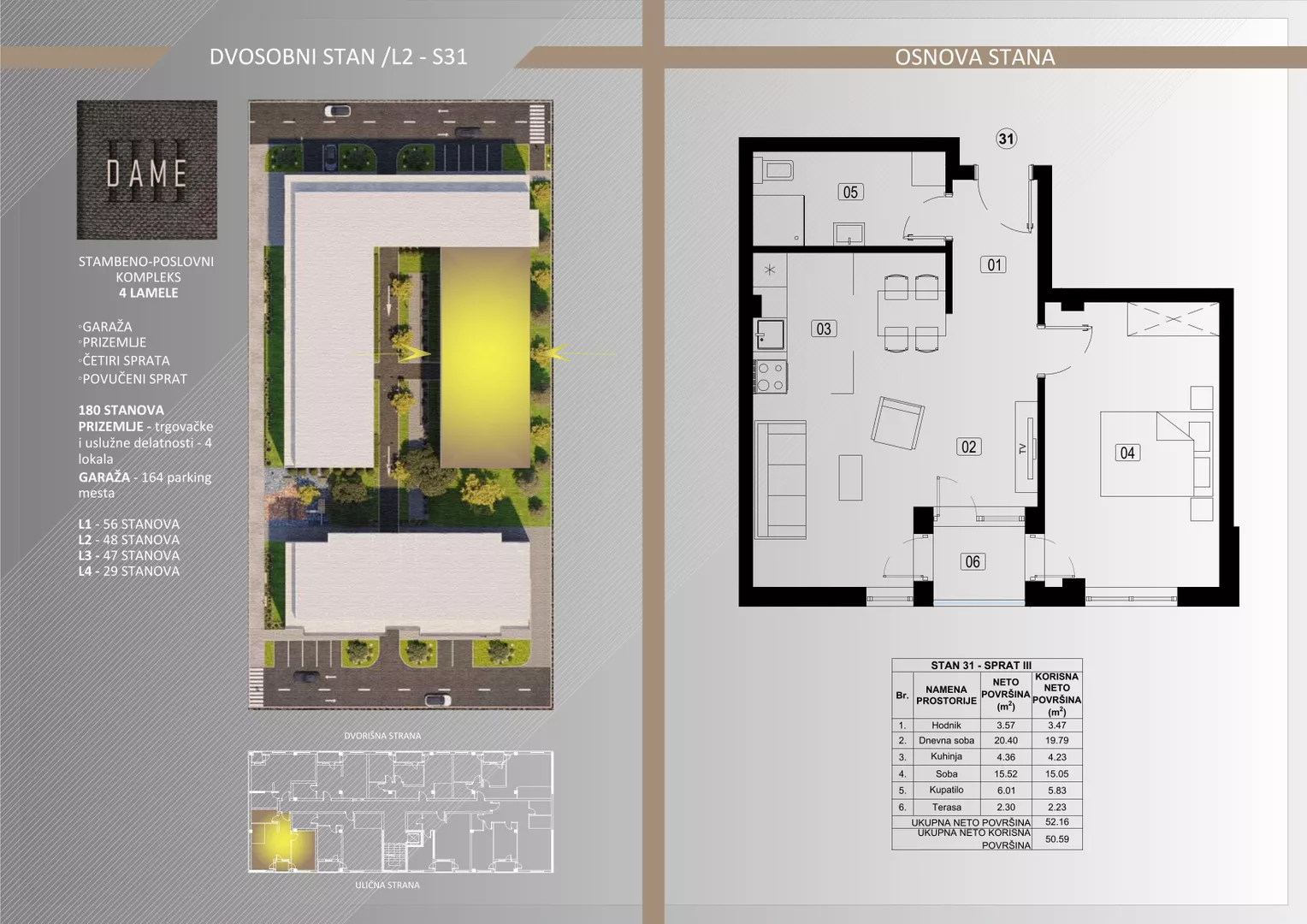 Dvosoban stan | 4zida