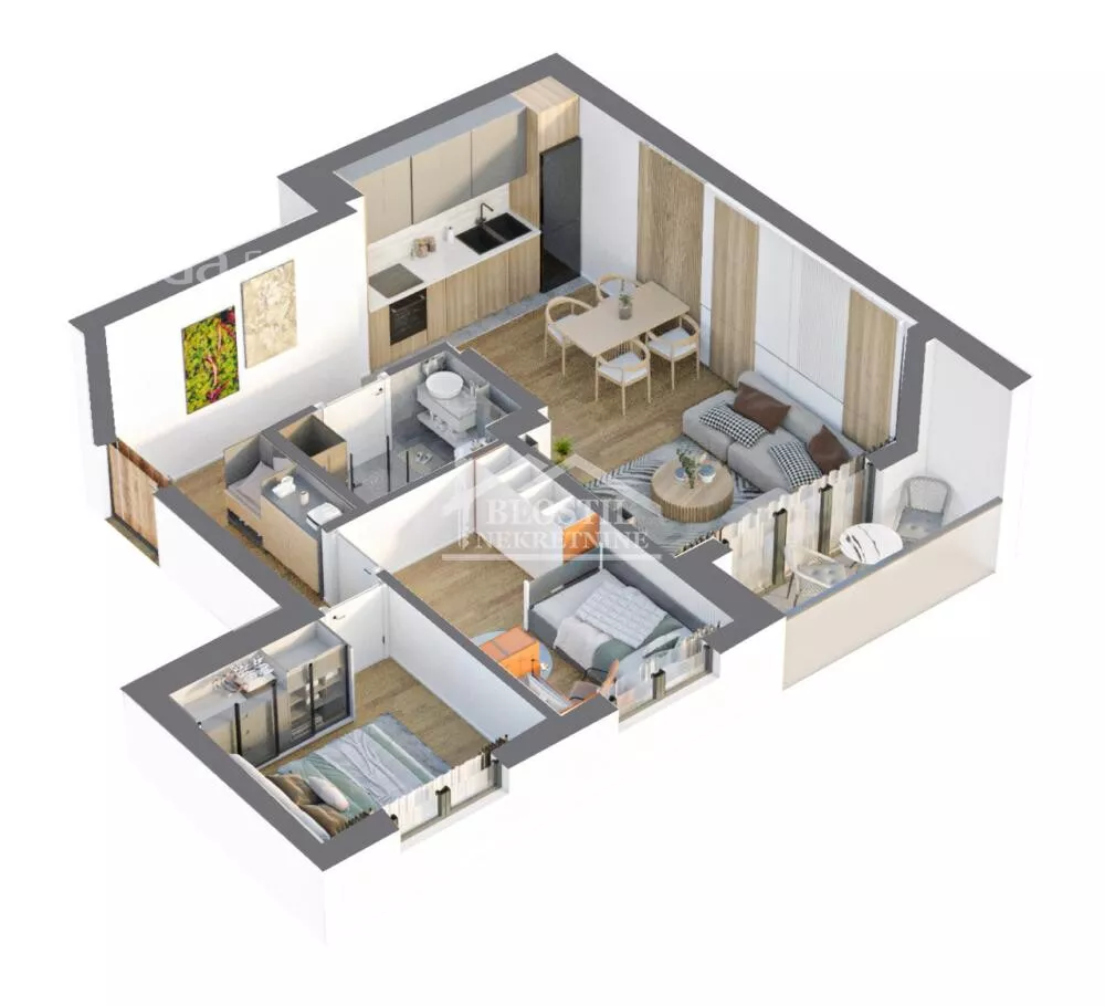 Dvosoban stan | 4zida