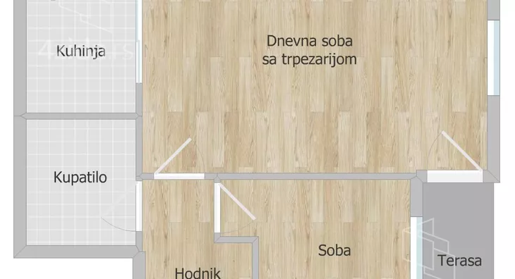 Jednoiposoban stan | 4zida