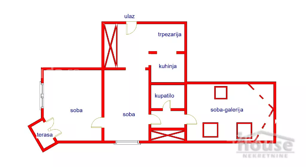 Trosoban stan | 4zida