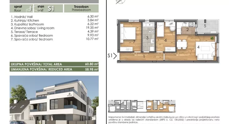 Trosoban stan | 4zida