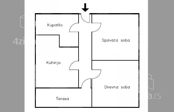 Dvosoban stan | 4zida