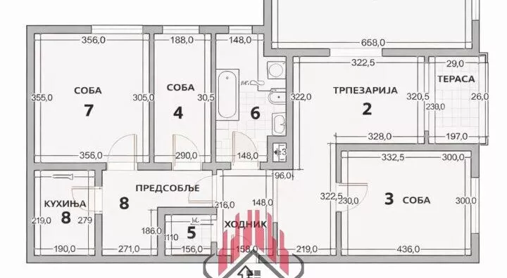 Troiposoban stan | 4zida