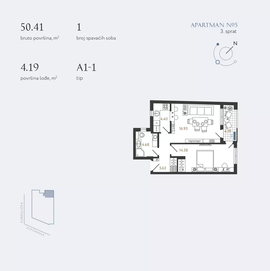 Dvosoban stan | 4zida