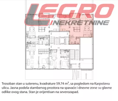 Trosoban stan | 4zida