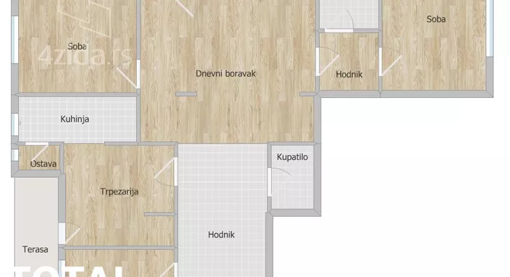 Četvorosoban stan | 4zida