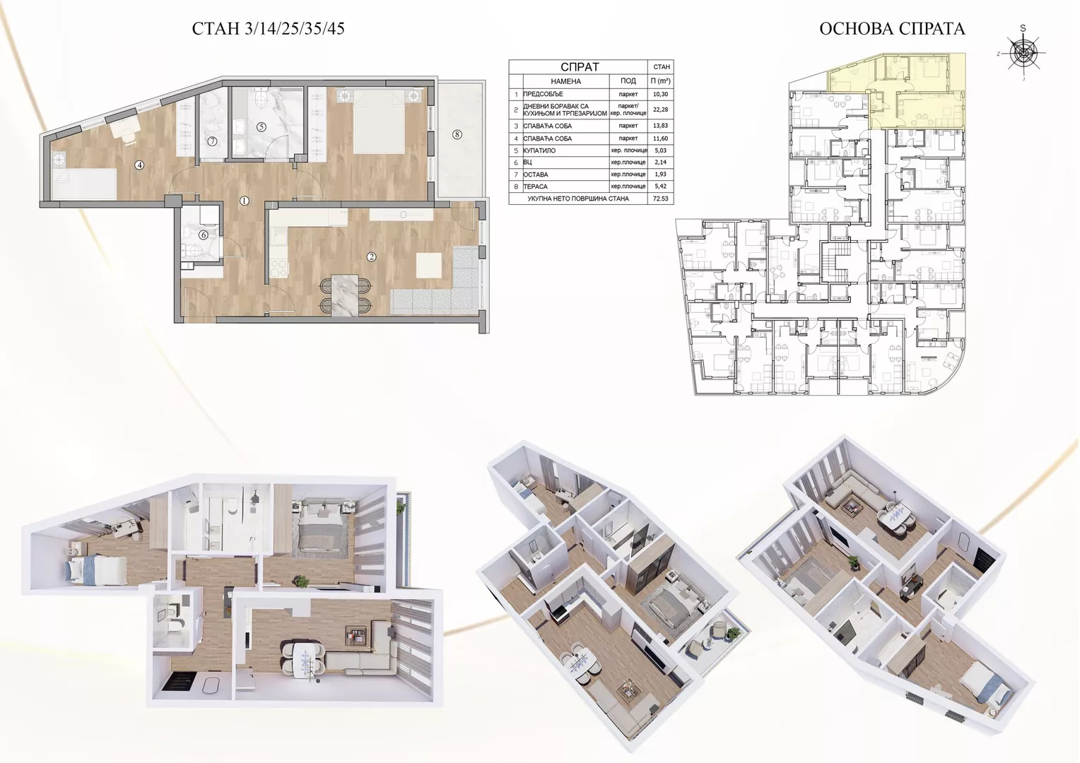 Dvosoban stan | 4zida