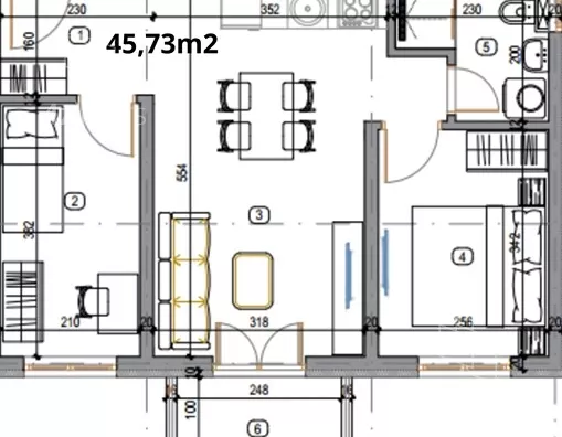 Dvosoban stan | 4zida