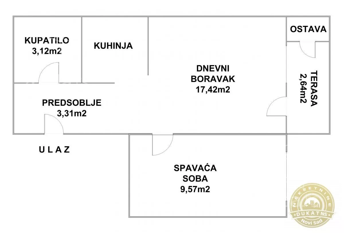 Jednoiposoban stan | 4zida
